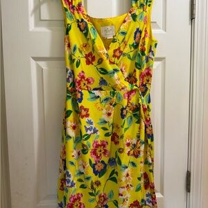 Kate Spade Yellow V-Neck Sundress